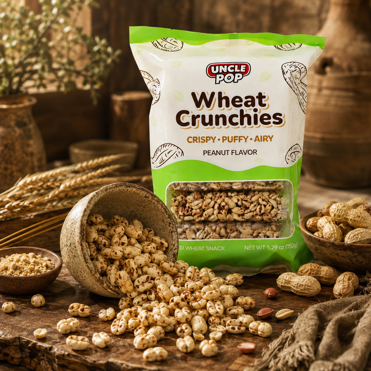 Wheat Crunchies – Peanut