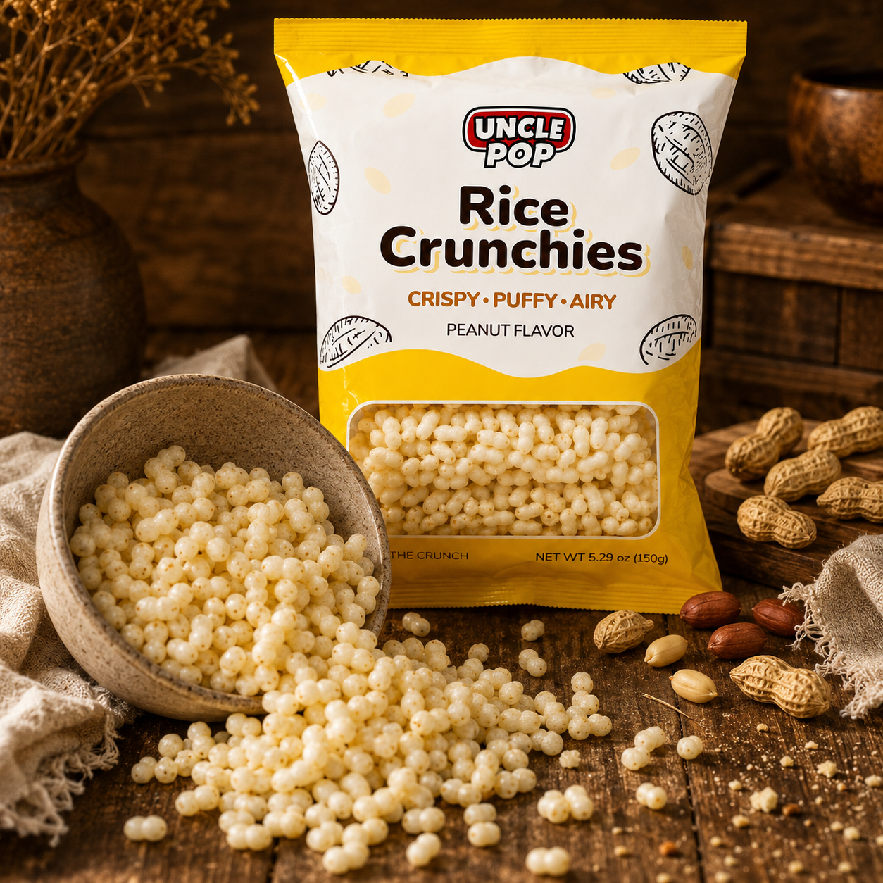 Rice Crunchies– Peanut
