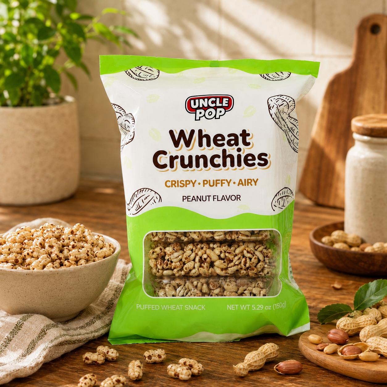 Wheat Crunchies – Peanut