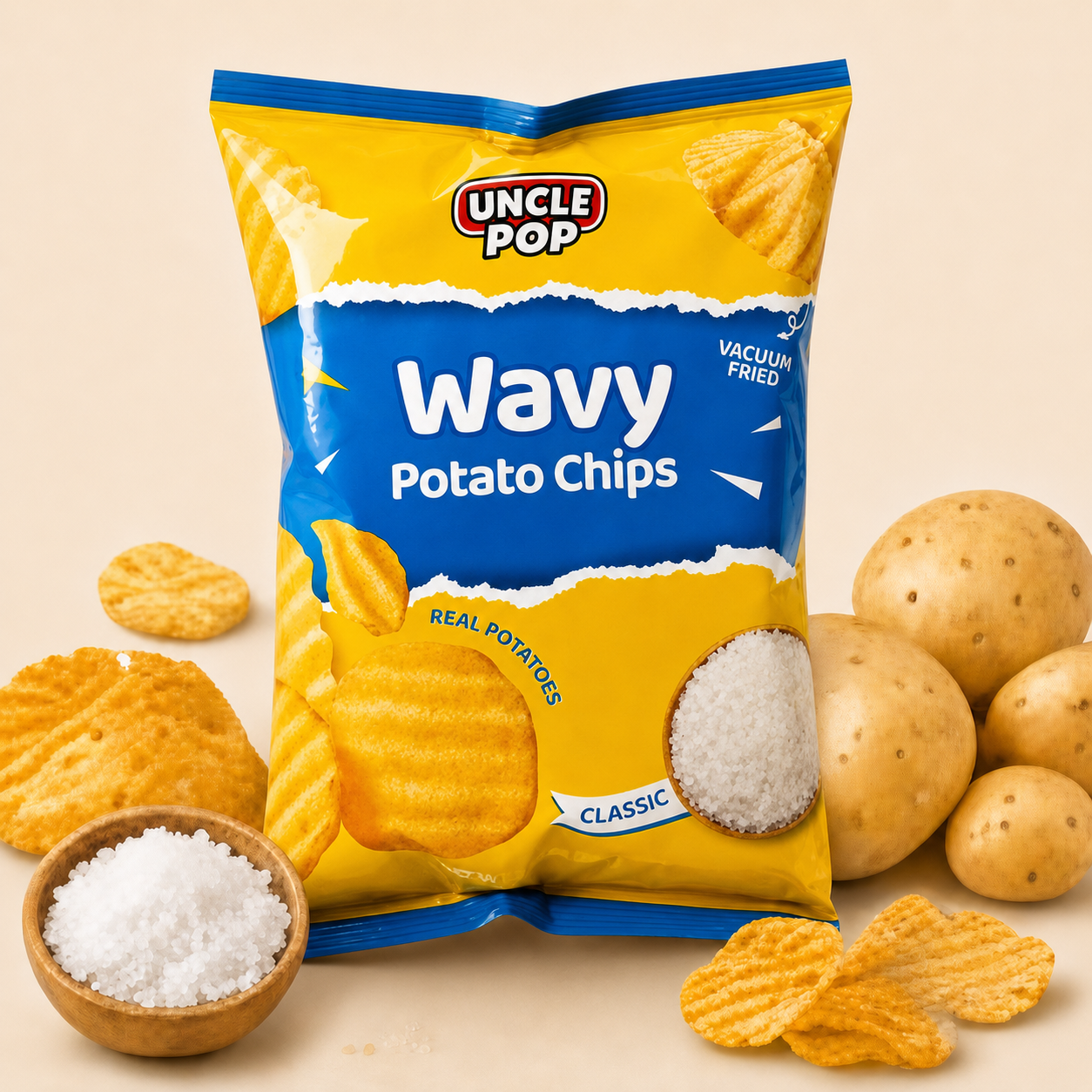 Wavy Potato Chips – Classic
